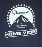 Navy blue stacked version seen a very rare Paramount T shirt.