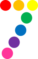 The "Rainbow 7" logo (1992–1993)