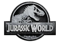 The Jurassic World trilogy logo.