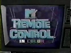 MTVs Remote Control 1987 Pilot