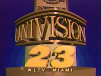 WLTV primary station ident used from late 1988 to around 1989.