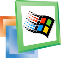 File:Microsoft Windows 3.1x logo with wordmark (print).svg - Wikimedia  Commons