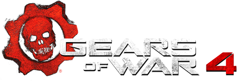 gears of war logo white