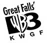 Cable-only The WB affiliation logo, as "KWGF" (1998–2006)