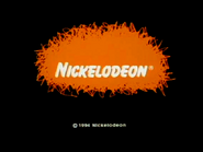 Nickelodeon logo in a form of a shrub.