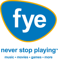 Alternate version of the logo with the text "Never Stop Playing" and the other text "music - videos - games - more"