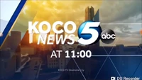KOCO 5 News 11:00 a.m. intro (January–September 2022)