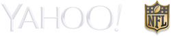 Another version of the logo with the Yahoo logo in white