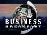 BBC-TV's BBC News' Business Breakfast Video Open From Monday Morning, March 8, 1993