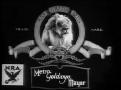 送料込　dead stock Metro Goldwyn Mayer MGM Metro Goldwyn Mayer Logo Film Metro Goldwyn Mayer Logo (1994