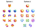 Proposed System 1 and System 2 logos