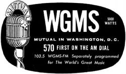 WGMS Washington 1956