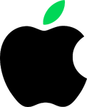 Carbon neutral Apple logo
