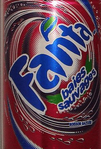 Fanta Wildberry logo in Québec (Canada)