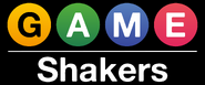 GameShakers Logo black background