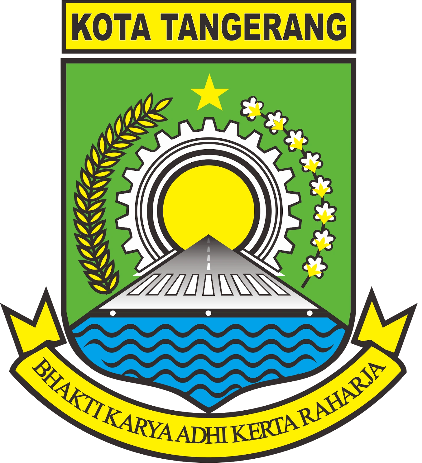 Kota Tangerang | Logopedia | Fandom, image size:1460x1600