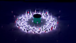 Tokyo 2020 presentation at the closing ceremony of the Olympic Games Rio 2016 - The performing cubes assemble forming the official emblem