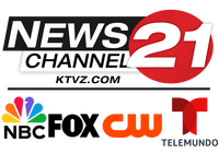 The Fox wordmark used with the alternate logo used by its sister station KTVZ (2024–2025)