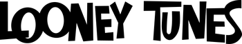 Looney Tunes logo 1964 monochrome