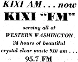KIXI Seattle 1963