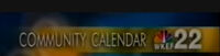 Community Calendar template in early 1998.