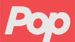 Red version of the Pop logo, as seen on the website.