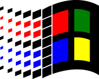 Windows 3.1 dark symbol