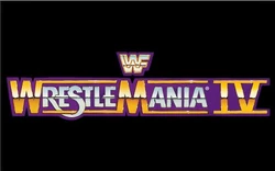 Wrestlemania 4 logo