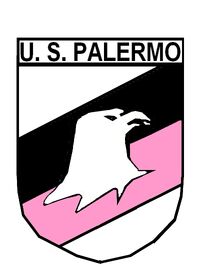 The Emblem of the Football Club `Palermo`. Italy Editorial Stock