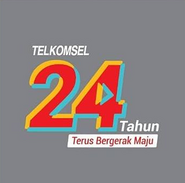 Telkomsel 24 Years Gray