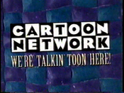 Variant with "We're Talkin' Toon Here" slogan. Used in lineup promos around 1992-94.