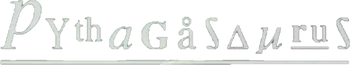 Pythagasaurus Logo