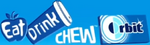 Logo with slogan "Eat, drink, chew Orbit" (2007–2014)