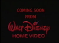 Disney Christmas Classics promo, taken from Snow White and the Seven Dwarfs UK VHS (1994)