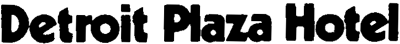 Detroit Plaza Hotel Logo