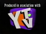 "Produced In association with" variant. In season 1 (1993-1994) of It's Alive! and season 2 and 3 of The Big Comfy Couch (1994).