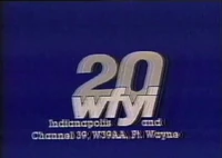 Station ID; mentions channel 39 in Fort Wayne, Indiana (1985)