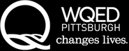 "WQED changes lives" logo