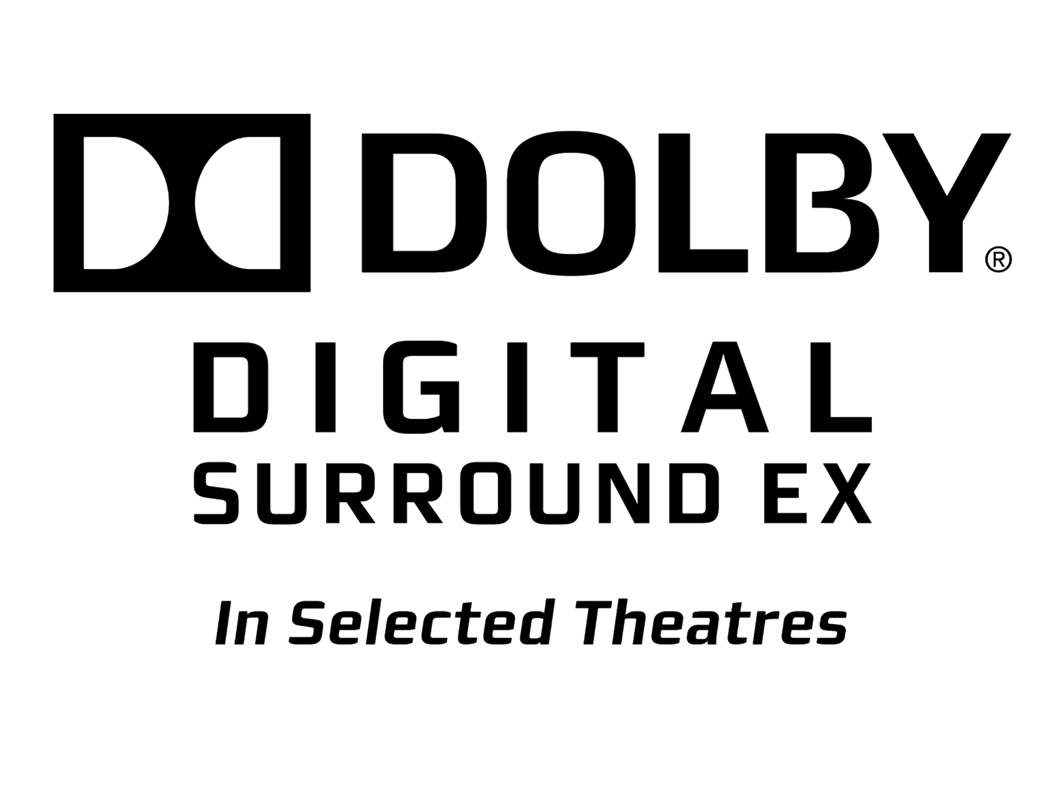 dolby digital surround ex in selected theatres logo
