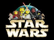 logo with Phantom Menace characters
