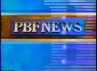 This was the PBF News logo used on WPBF's newscasts. The logo was modeled after the 1978-1999 ABC News logo.