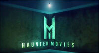 Alternate "Haunted Movies" logo shown on The River. NOTE: This is a pseudonym used for the company when Oren Peli and Steven Schneider were involved, and in such credited on the first Insidious film, The Bay and The Lords of Salem