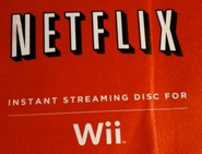 The logo with the text "Instant streaming disc for Wii".