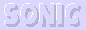 "Sonic" wordmark on opening animation border in early prototype builds