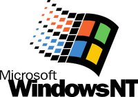 Windows NT 4.0 stacked logo