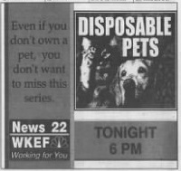 Disposable Pets.