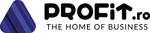 Logo with slogan "The Home of Business"