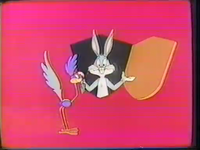 Logo with Bugs Bunny and Road Runner.