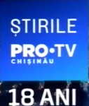 Știrile Pro TV Chișinău 18th anniversary logo (2017)