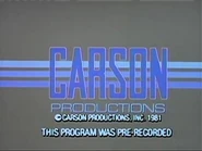 1981 version with the text "This program was pre-recorded."